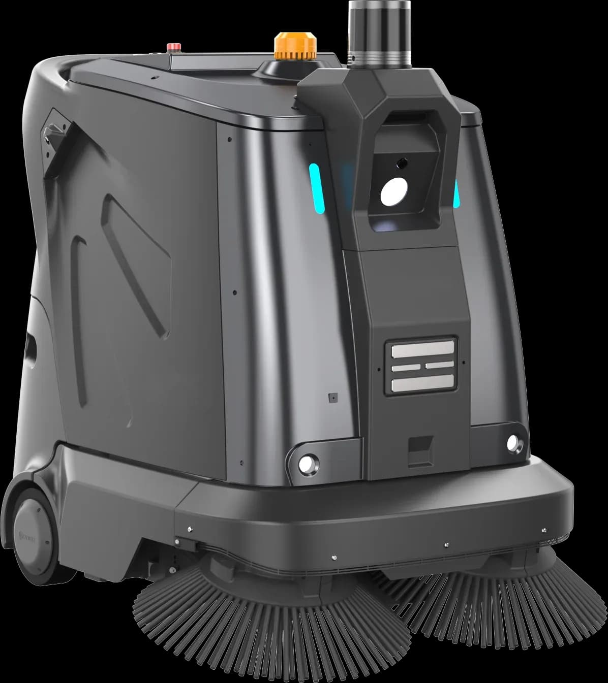 Cenobot S5 autonomous sweeper, three-quarter view